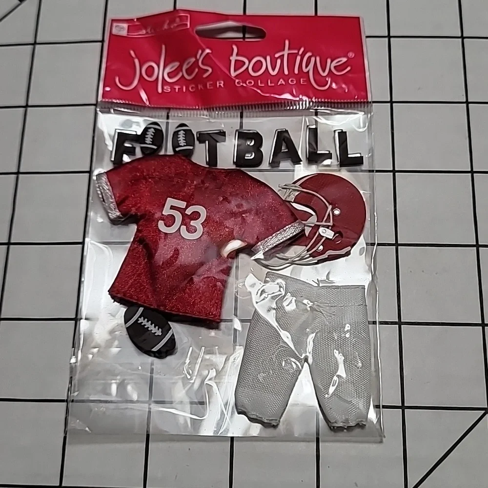 Jolee's Boutique Football Sticker‎ Set